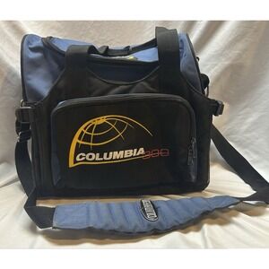 Columbia 300 Single Ball Tote Bowling Bag Blue with Zip Compartments and Strap